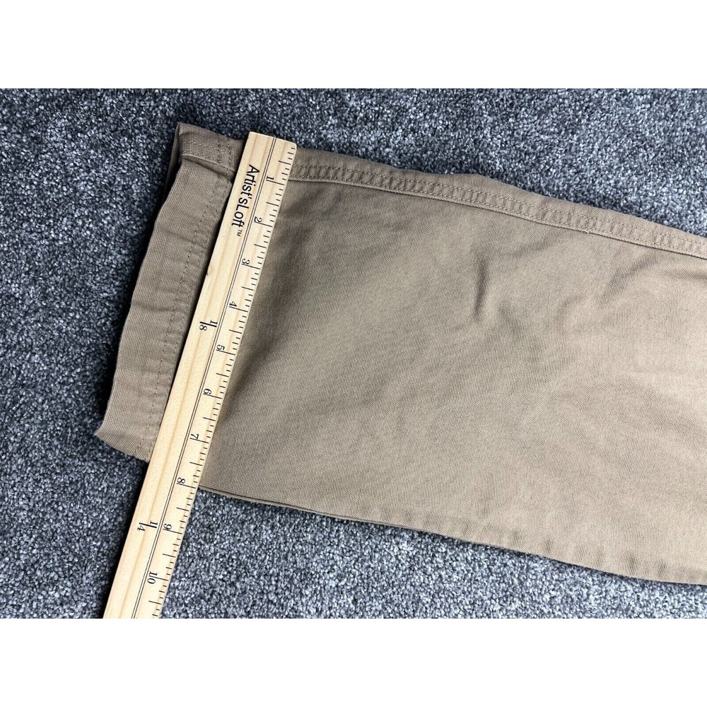 Columbia Cargo Pant Regular Fit Side Pocket Tan Canvas Cotton Mens 30x32 - Picture 16 of 16